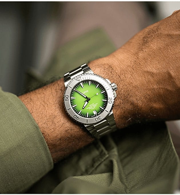 Oris Oris Aquis Payoon Limited Edition 01 400 7763 4117-Set  - задняя крышка сталь металл корпуса, швейцария часы